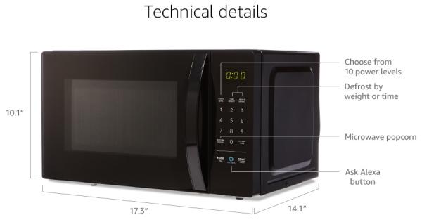 AmazonBasics Microwave review