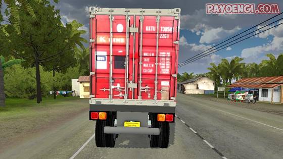 mod hino trailer kontainer bisa lepas jauh