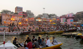 Boat Ride Ganges River Dasaswamedh Ghat Varanasi india