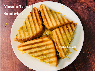 masala toast sandwich