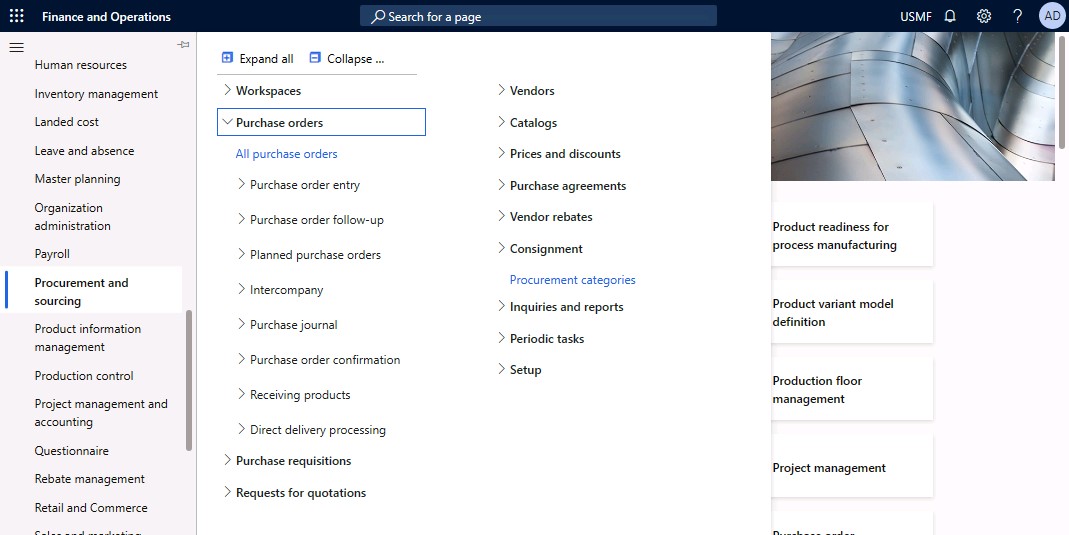 How to Calculate purchase order total value in Dynamics 365 FO?