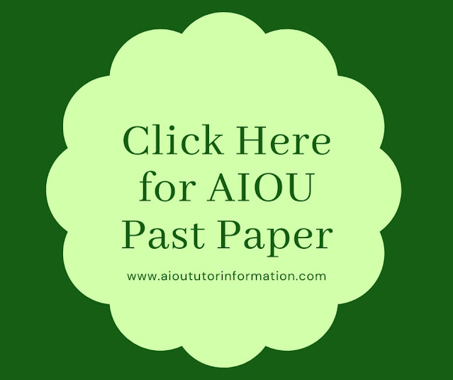Allama Iqbal Open University Past Papers Free Download