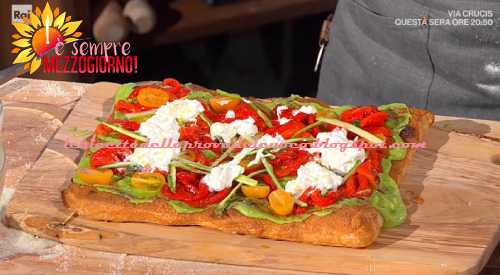 Pizza alle verdure ricetta Fulvio Marino