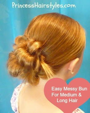 easy messy bun 