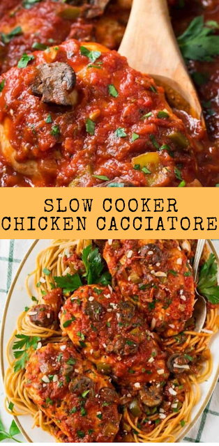 Slow Cooker Chicken Cacciatore Recipe