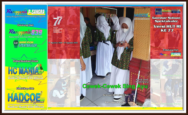 Gambar Soloan Spektakuler Versi Dirgahayu Republik Indonesia - SMA Soloan Spektakuler Cover - Edisi HUT RI ke 77 RGS