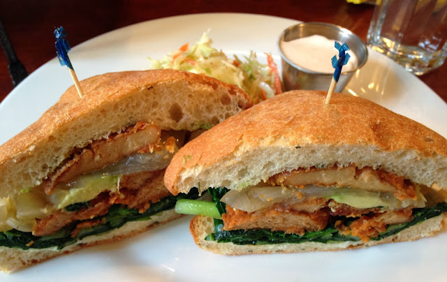 Cajun Seitan Sandwich - Candle Café UES - Vegan