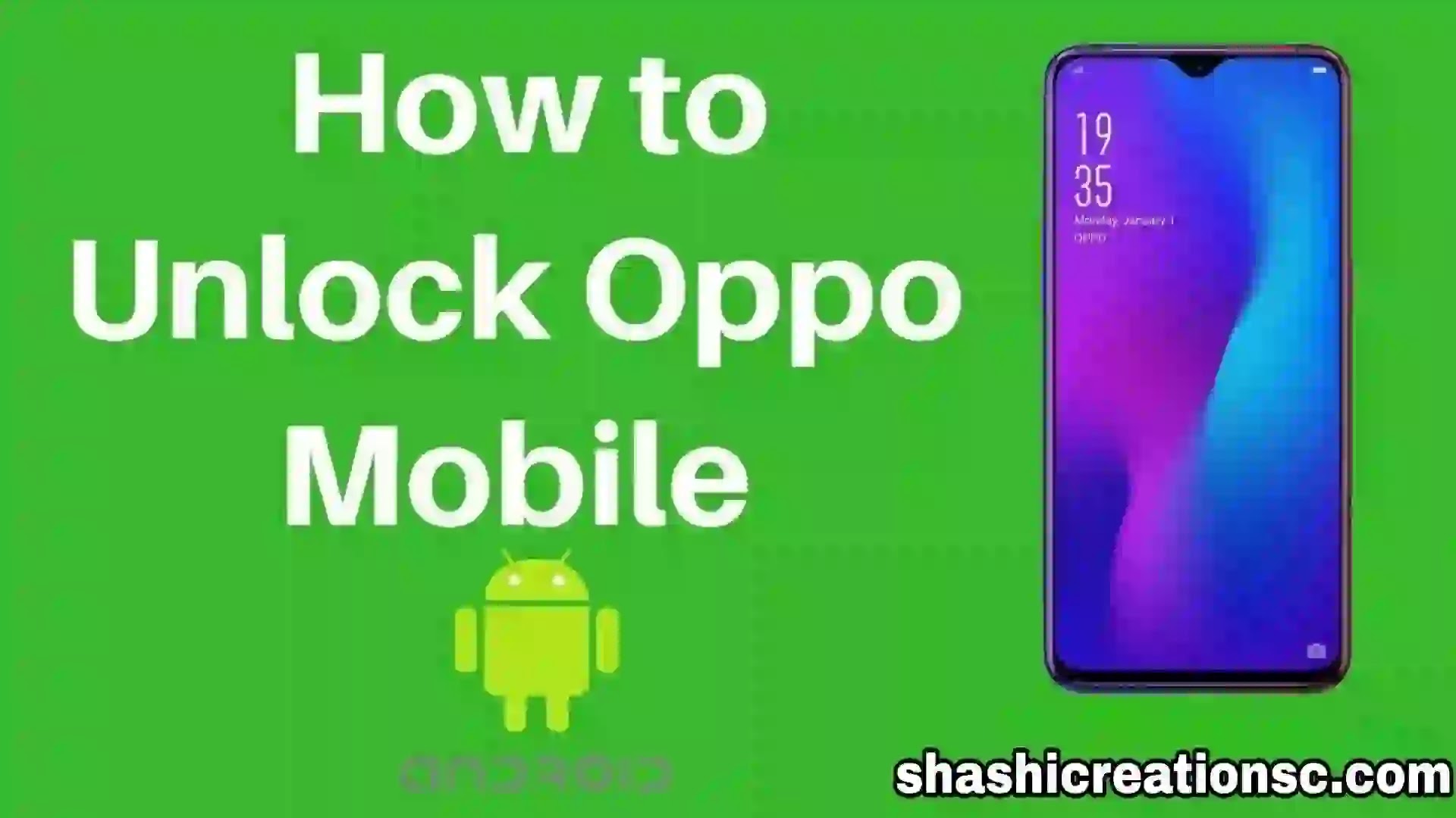 unlock oppo phone