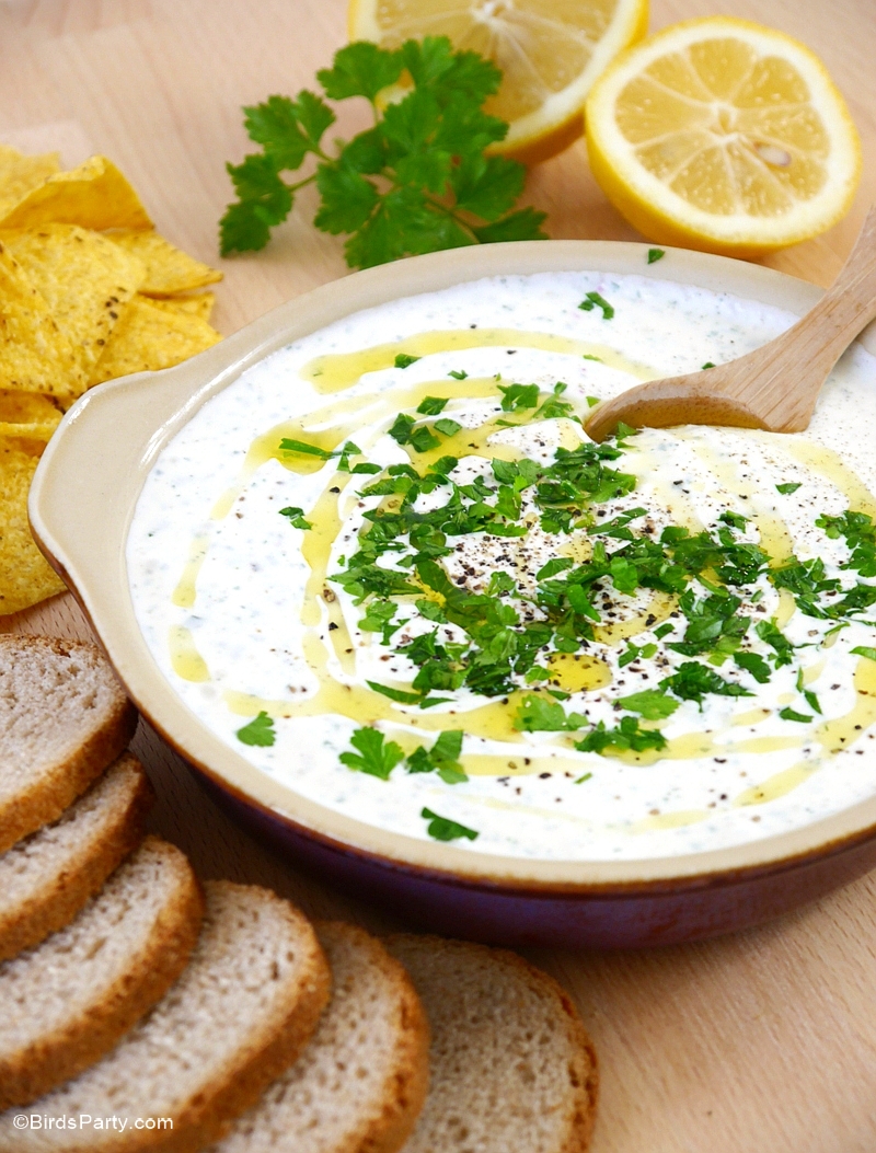 Recette: Dip Crémeux au Feta - BirdsParty.fr