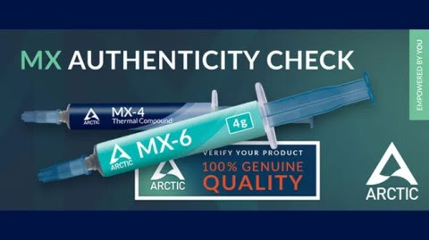 Arctic Fights Counterfeit Thermal Paste with QR Code Verification