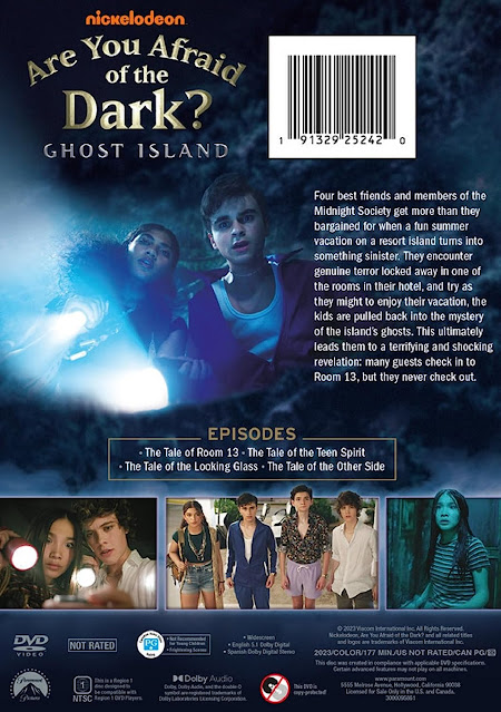 Are You Afraid of the Dark? Ghost Island DVD back cover art