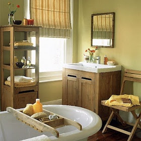 Earthy-natural bathroom, bathroom, interior design, home interior