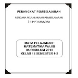 RPP Matematika Wajib Kurikulum 2013 Kelas 12