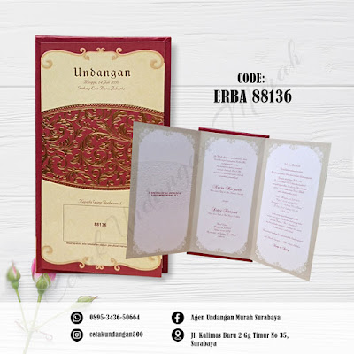 undangan pernikahan softcover murah