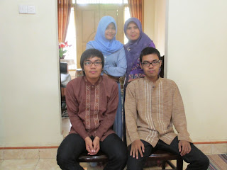 Ulya, my Mom, Irsyad, syauqi