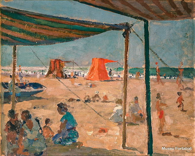 "Manhã em Miramar", obra de Alberto Alice no Museu Fortabat de Buenos Aires