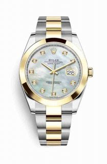 Réplique Montre Rolex Datejust 41 Jaune Roles jaune 18 ct 126303