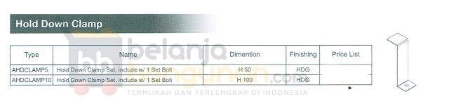 Hold Down Clamp Murah