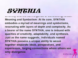 ▷ meaning of the name SYNTHIA