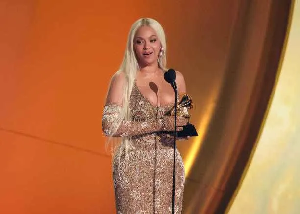 Beyoncé attends the 67th Grammy Awards at the Crypto.com Arena in Los Angeles, California, on February 2, 2025. Photo by Christopher Polk/Billboard/Getty Images