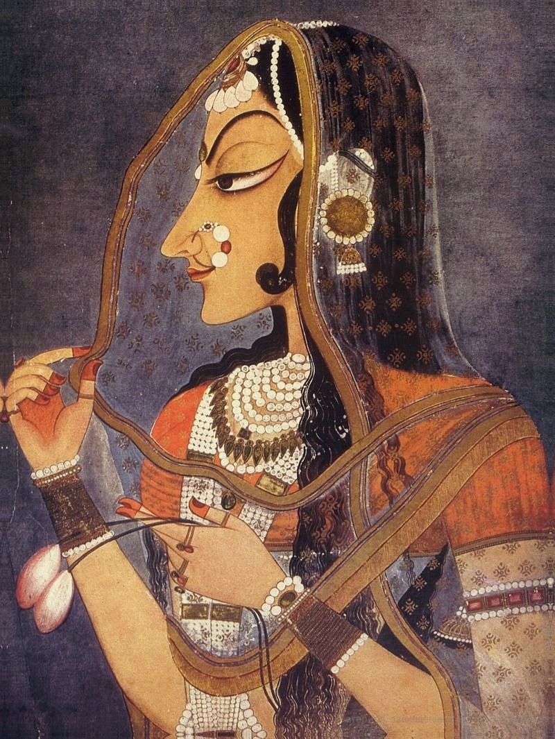 Radha Bani Thani painting by Nihal Chand