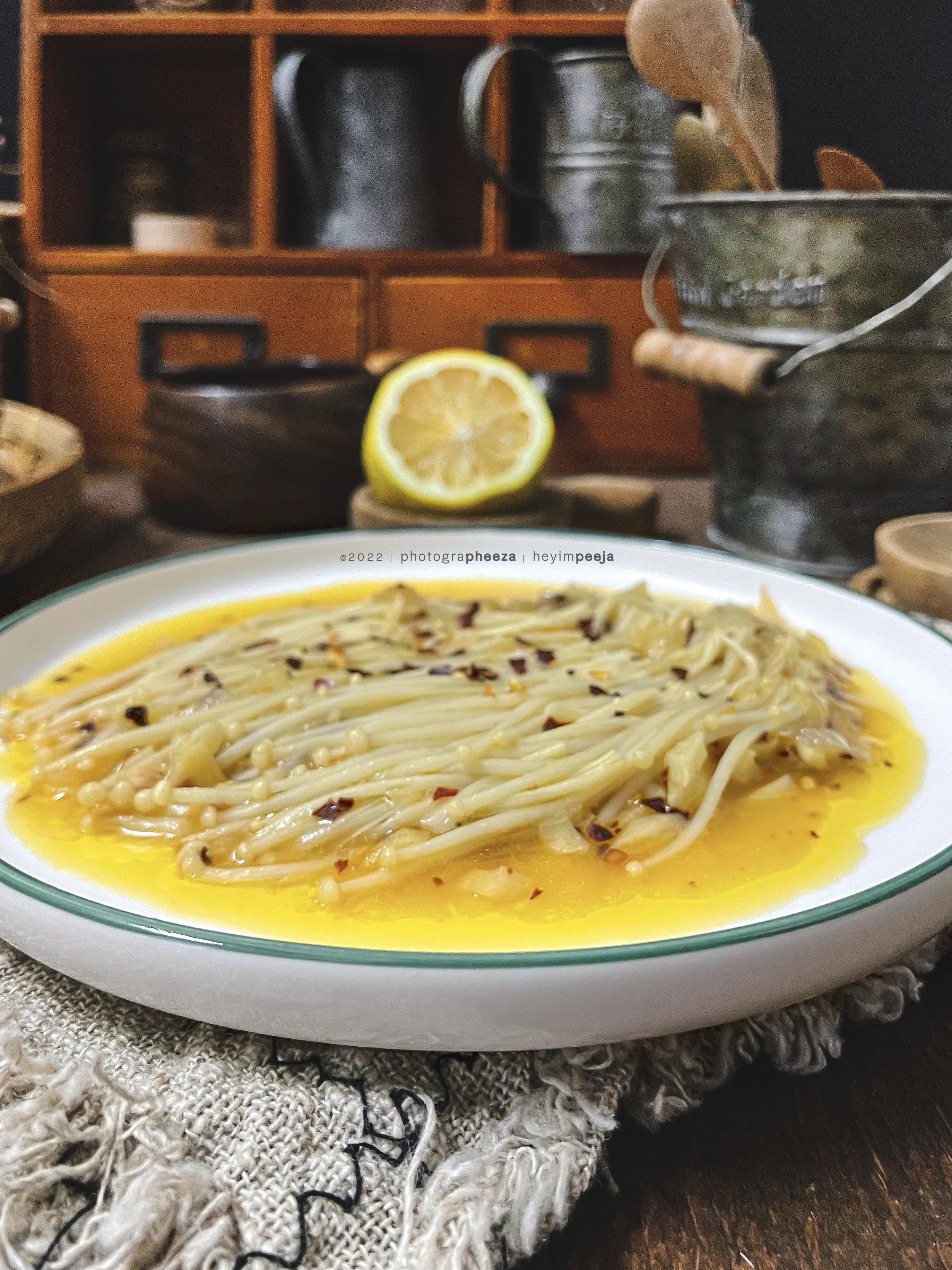 enoki butter viral anju recipe
