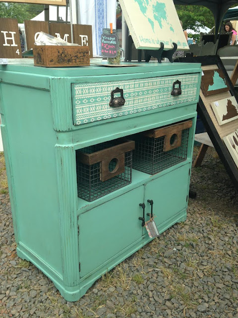 Vintage mint dresser