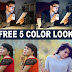 Free 5 Color Lookup Presets for Photoshop CC (Color Grading, Autumn, Vintage)