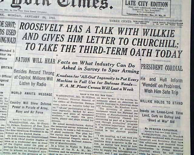 20 January 1941 worldwartwo.filminspector.com New York Times