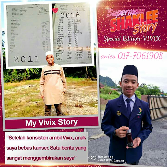 TESTIMONI KANSER STAGE 4 SEMBUH DENGAN VIVIX SHAKLEE