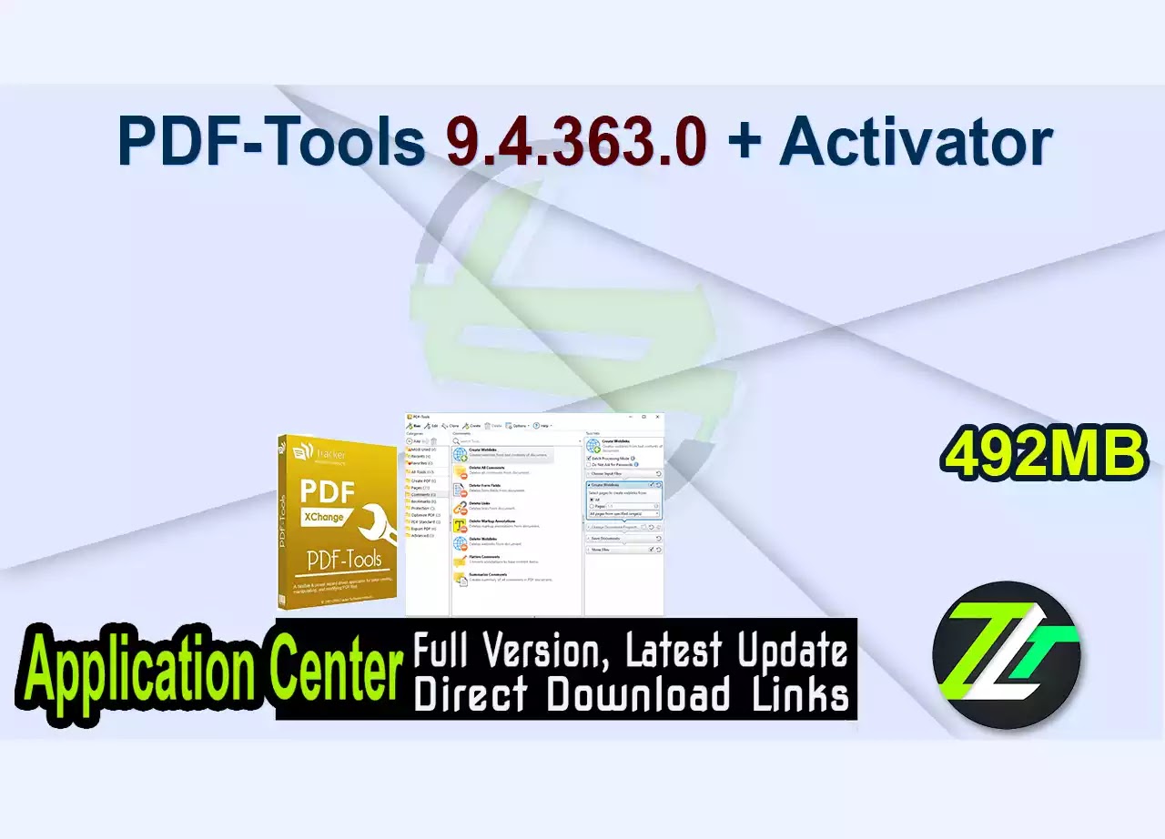 PDF-Tools 9.4.363.0 + Activator