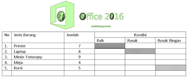 Cara/Trik  Memberi Arsiran  atau Warna  Dengan Mudah Di Word 2016