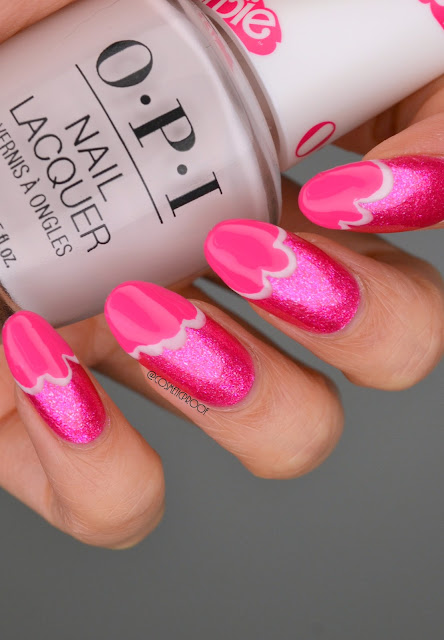 Pink Cloud Nail Art