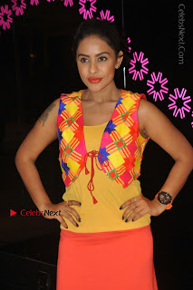 Telugu Actress Model Sri Reddy Latest Stills in Yellow Dress  0037.JPG