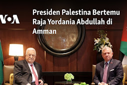 Mahmoud Abbas Temui Abdullah II di Amman 