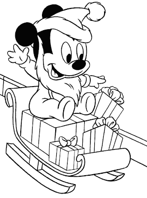 disney christmas coloring pages