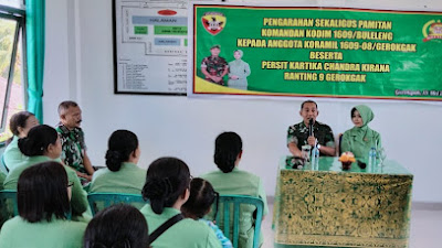 Kunjungan Dandim Buleleng Di Koramil Gerokgak Dalam Rangka Pengarahan Sekaligus Pamitan