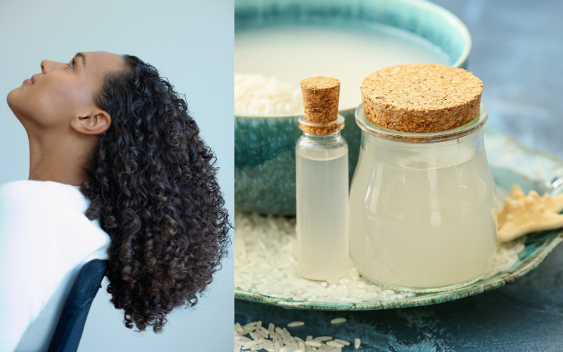 Prepara Agua de Arroz para tu Cabello AFRO RIZADO