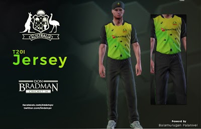 Australia T20 Kit 2017-2018 for Don Bradman Cricket 14