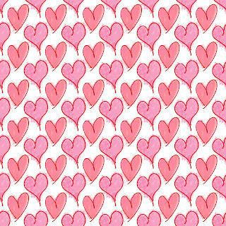 valentine hearts printable background hand drawn image download