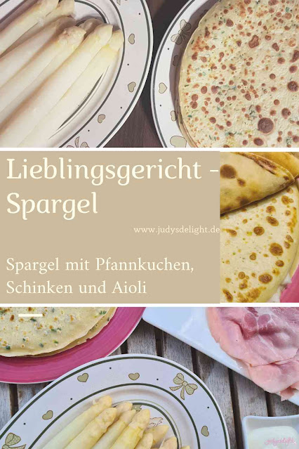 Lieblingsgericht Spargel - mit Pfannkuchen, Schinken Prosciutto und Ailoi