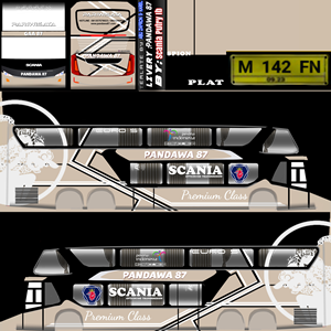 Livery Bussid Bimasena Pandawa 87 SDD