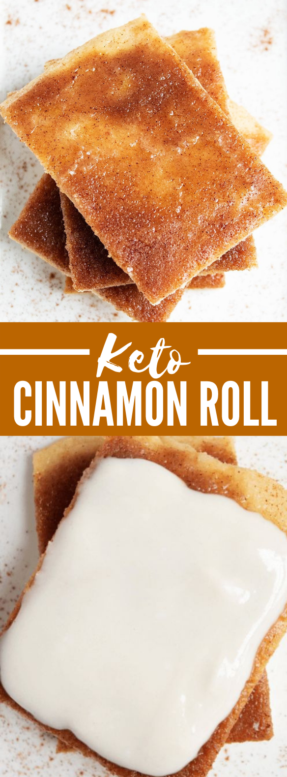 Keto Cinnamon Roll Flatbread {with Easy Icing Recipe} #healthy #ketodiet