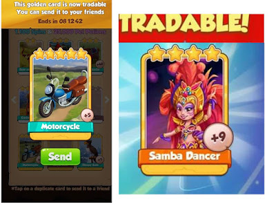 Trading Samba Dancer Or Motorcycle And Daily Spin Summery