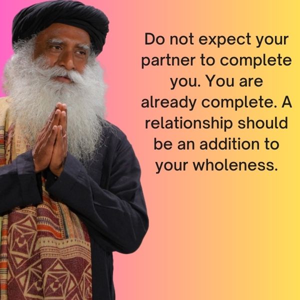 sadhguru quotes on relationship