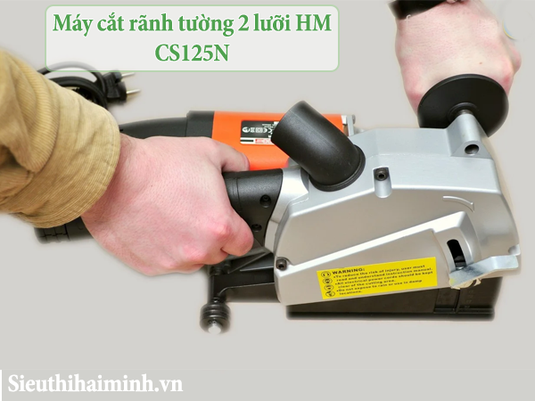 Máy cắt rãnh tường 2 lưỡi HM CS125N