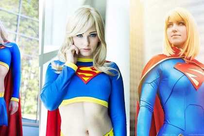 Best Cosplay Supergirl yang Paling Cantik dan Seksi