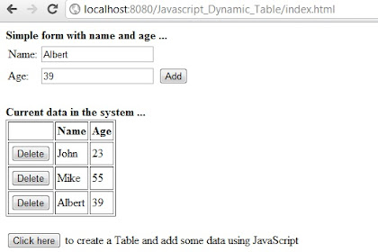 33 Table Program In Javascript