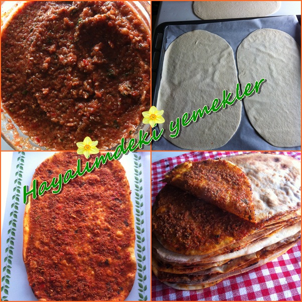 resimli Lahmacun Tarifi,lahmacun  nasil yapilir