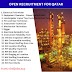 OPEN RECRUITMENT FOR QATAR